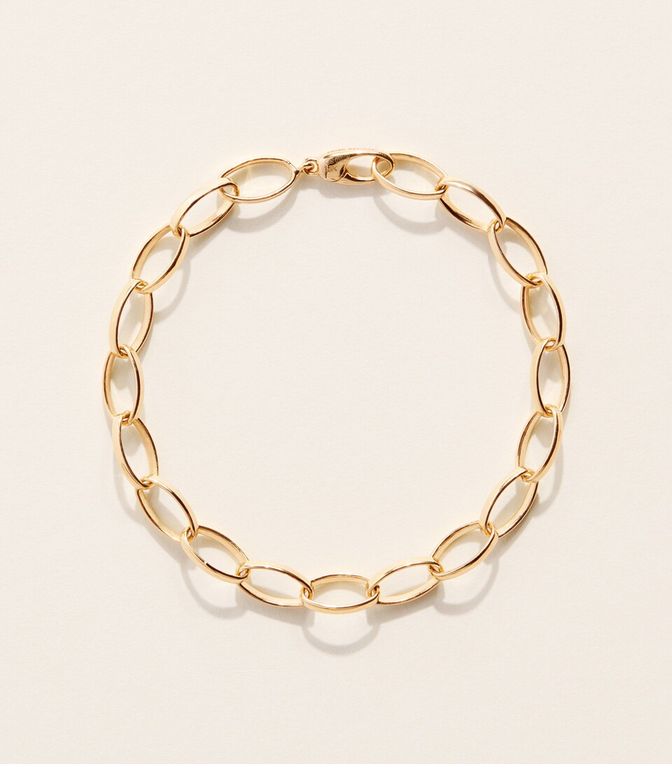 Jennifer Meyer Medium Yellow Gold Edith Bracelet Yellow Gold
