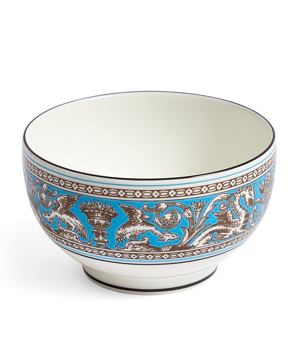 Florentine Turquoise Rice Bowl (10.5cm)
