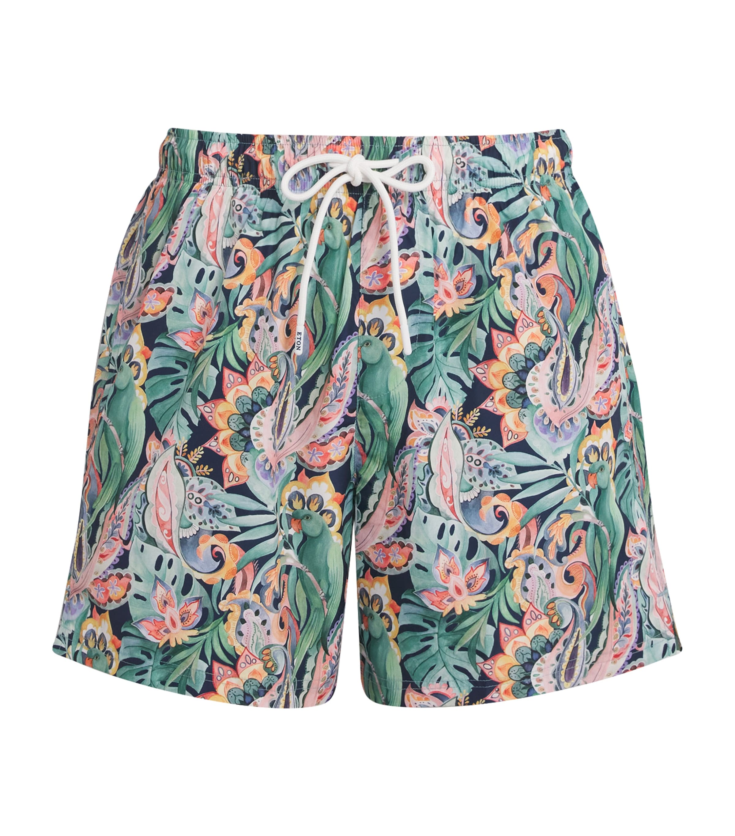 Zimmermann Linen Floral Cascadian Tuck Shorts | Harrods UK