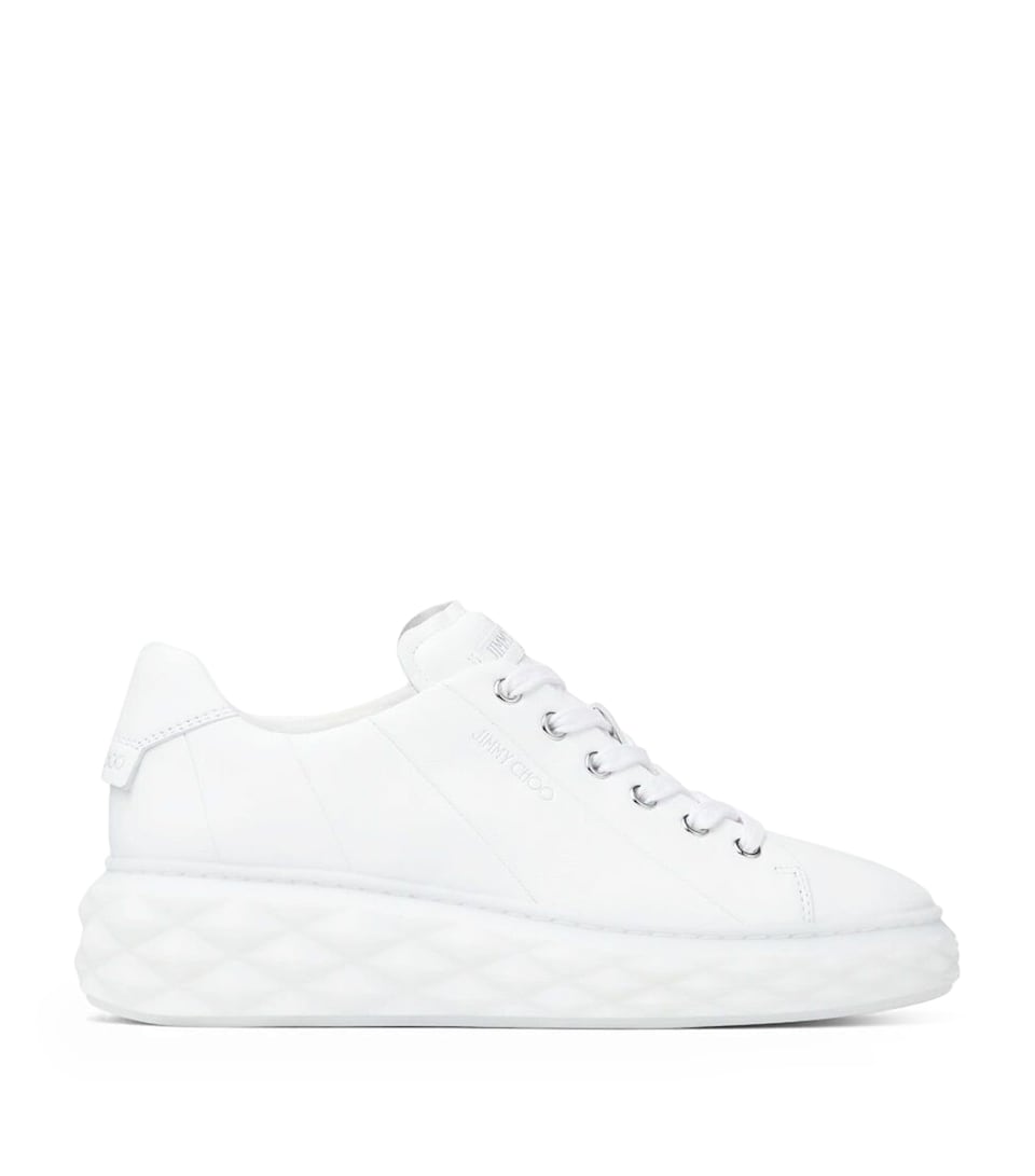 Diamond Light Maxi Leather Sneakers