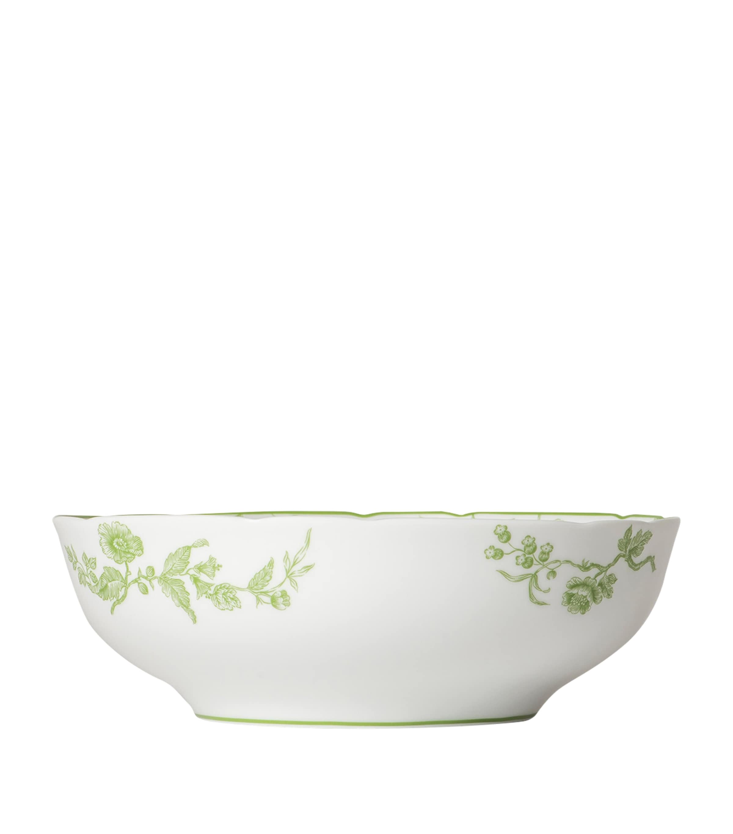 Bernardaud Porcelain Albertine Salad Bowl (25cm) Vert