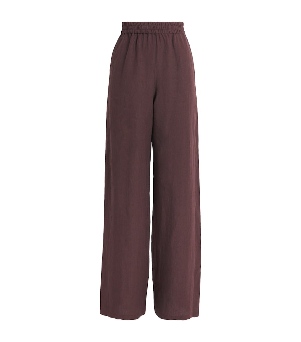 Linen Palazzo Trousers