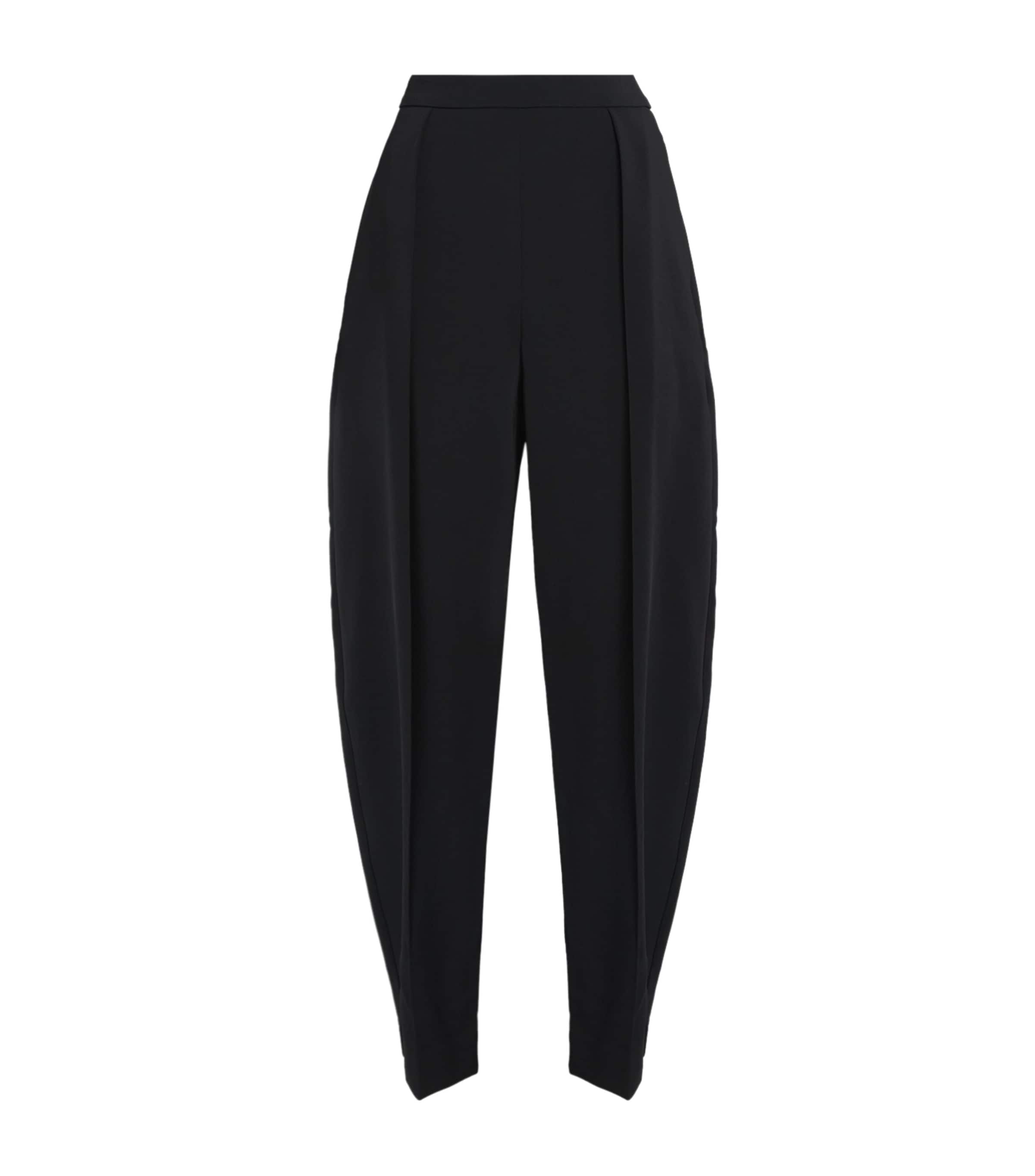 Róhe Womens Puck Sculptural Tailored Trousers Black