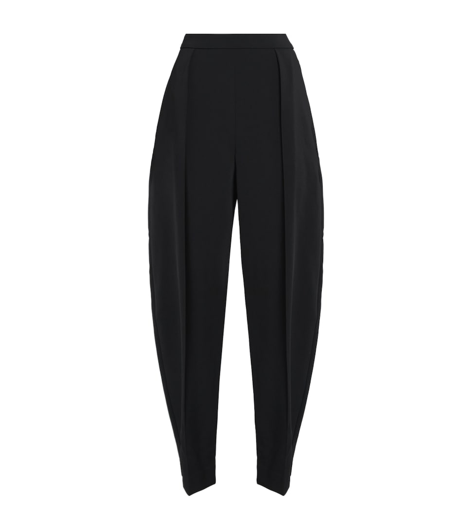 Róhe Womens Puck Sculptural Tailored Trousers Black