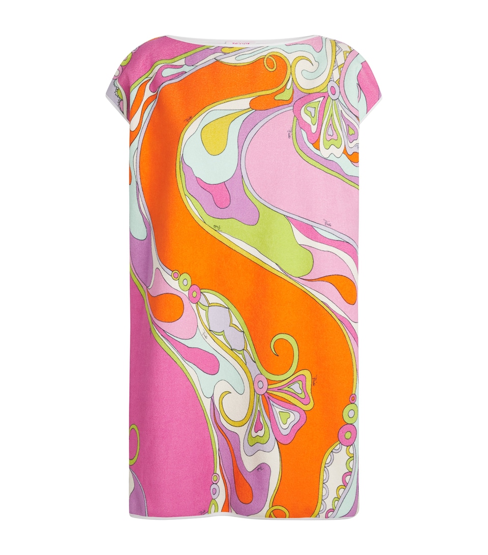 PUCCI Womens Towelling Iride Mini Dress