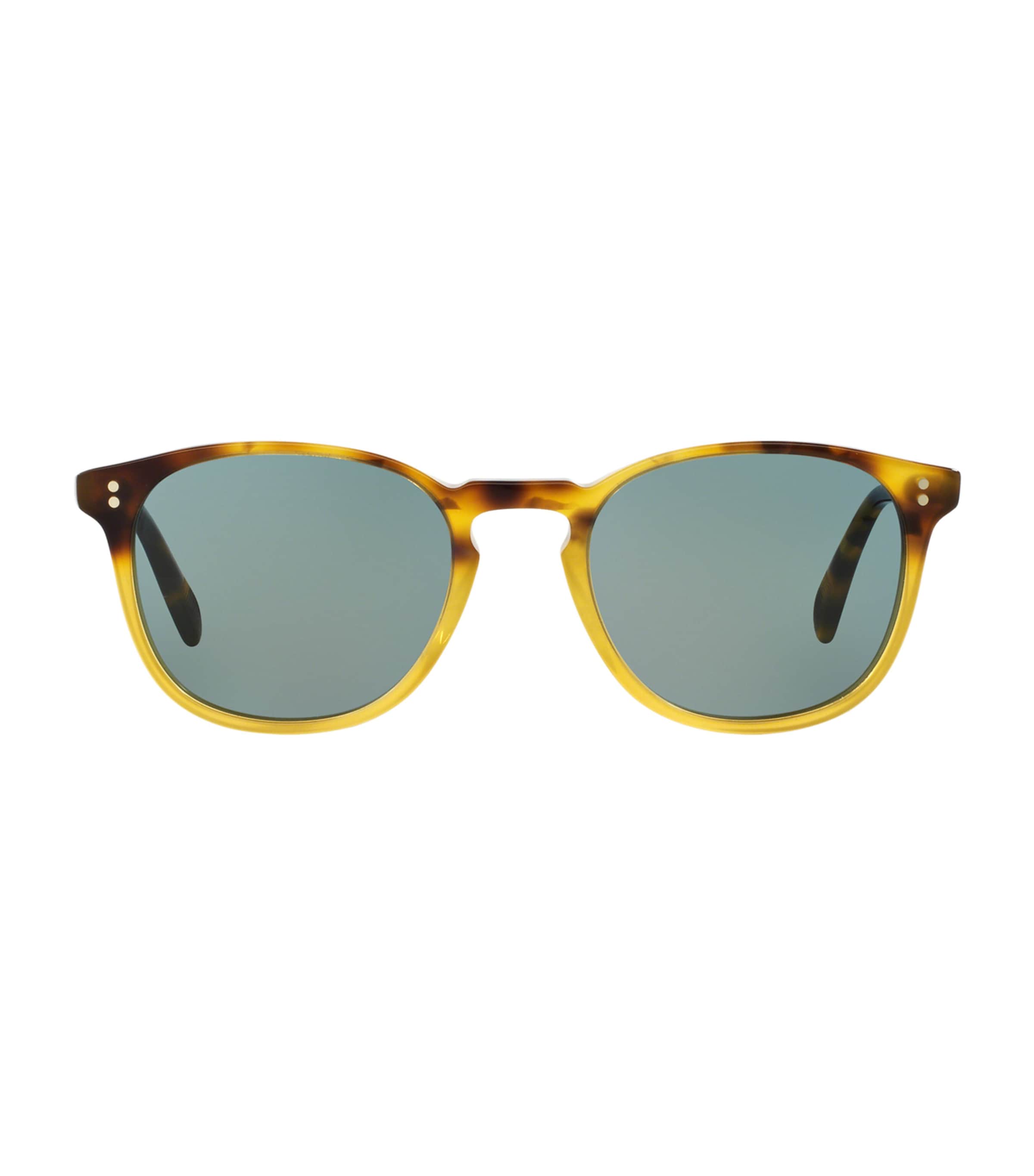 Oliver Peoples Acetate Finley Esq. Sun Sunglasses Brown