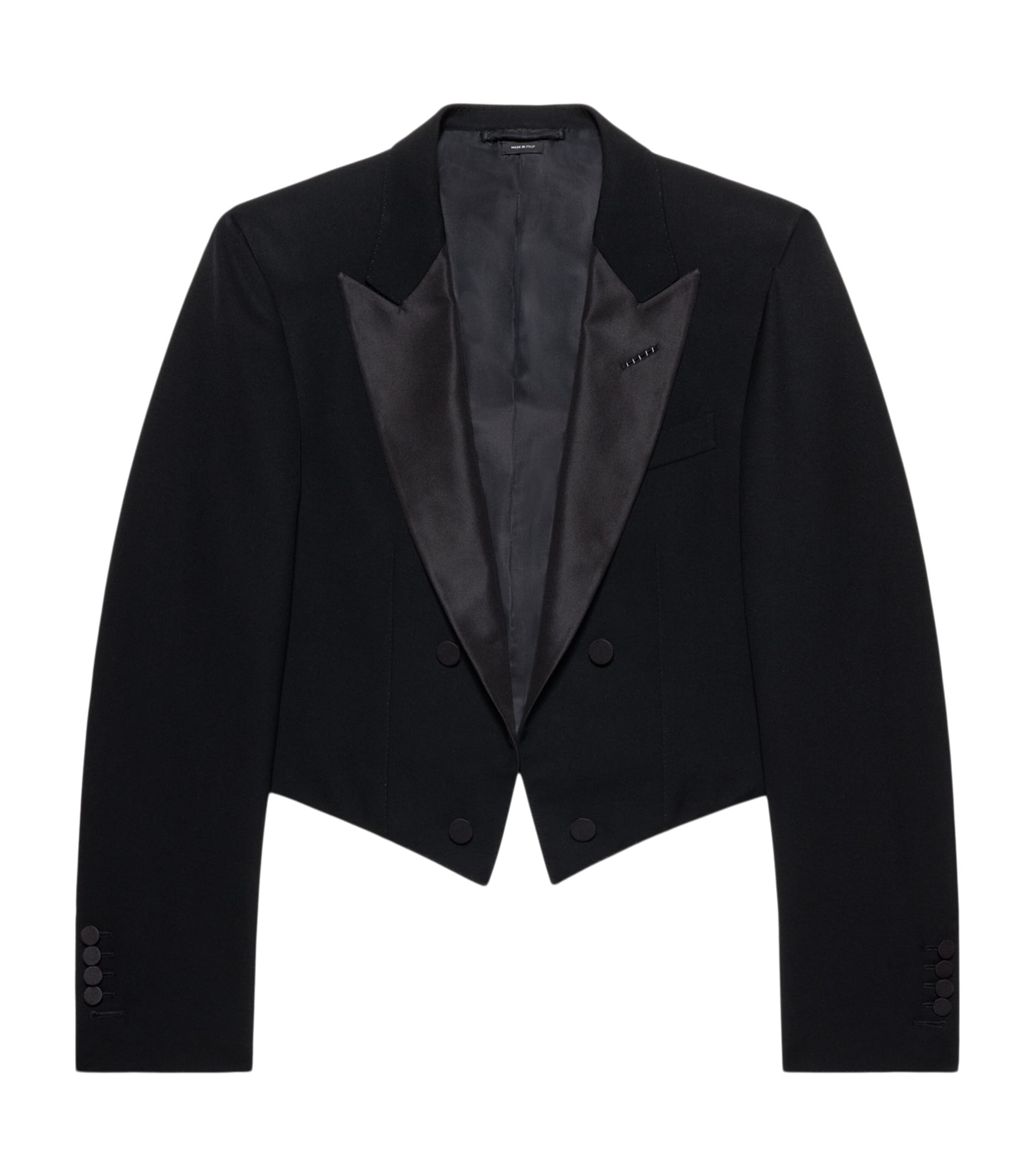 TOM FORD Mens Virgin-Wool Cropped Evening Jacket Naa
