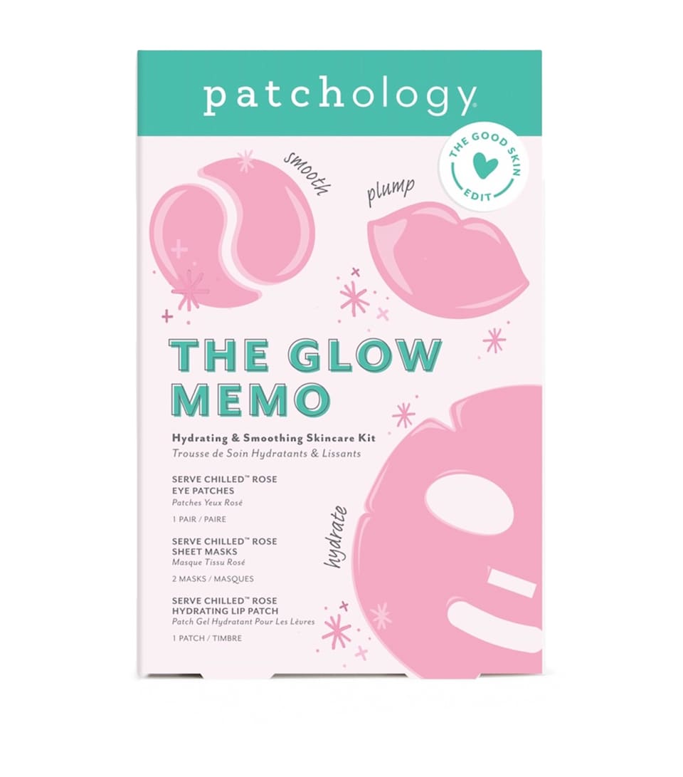 Patchology The Glow Memo Hydrating & Smoothing Skincare Kit