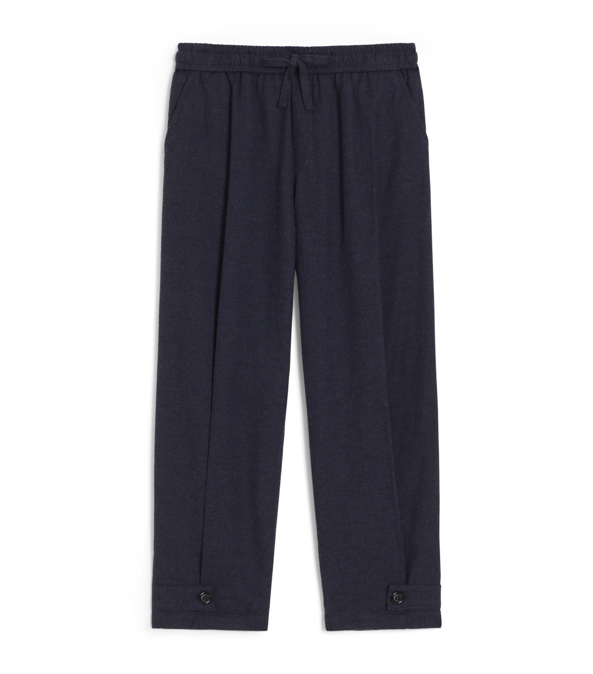 Dolce&Gabbana Kids Cotton Flannel Marina Sweatpants (8-14 Years) Light Blue B