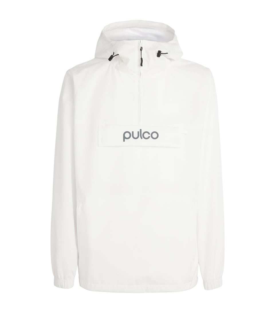 Pulco Studios Mens Water-Resistant Coaches Jacket White