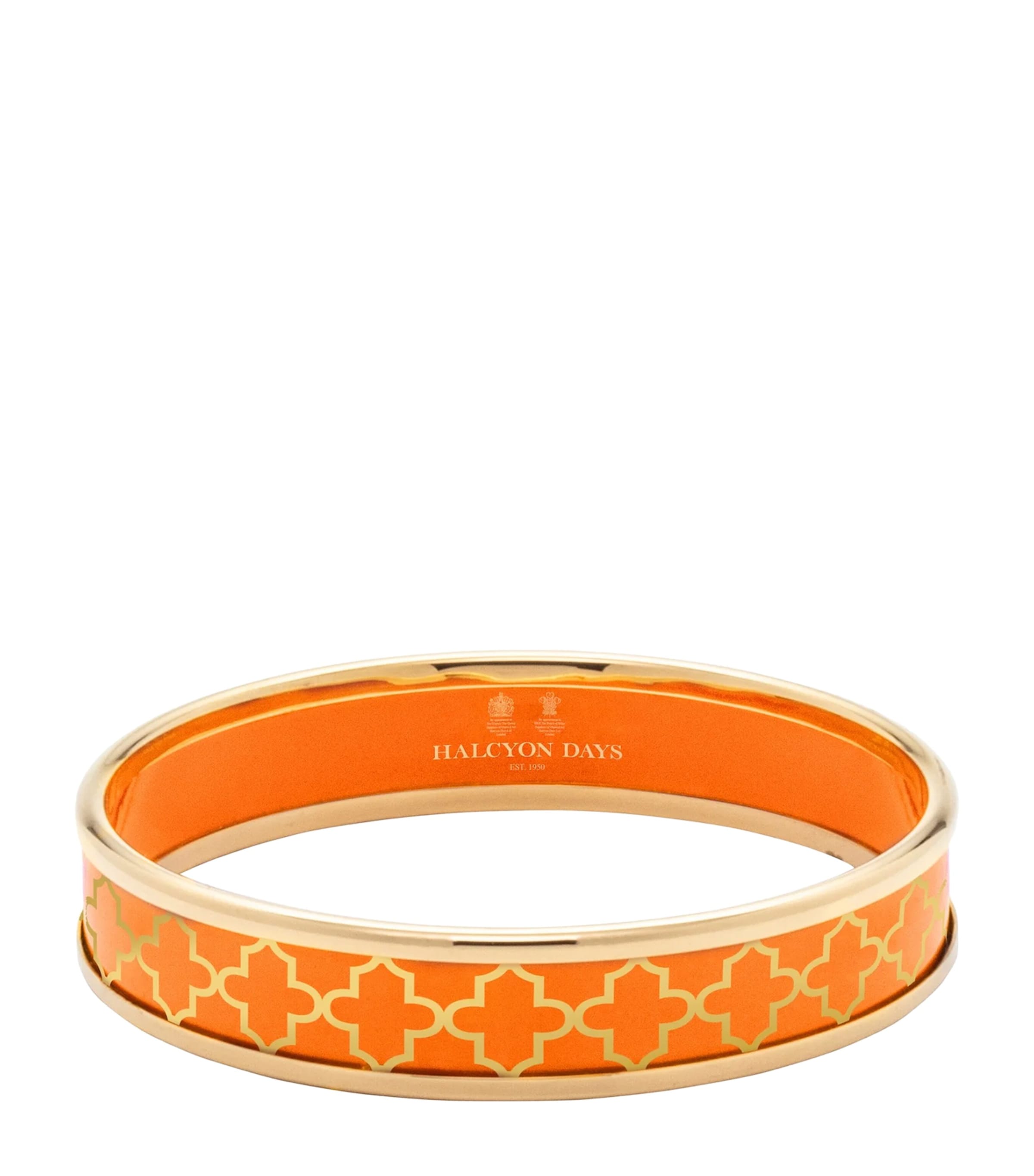 Halcyon Days Gold-Plated Agama Bangle Orange