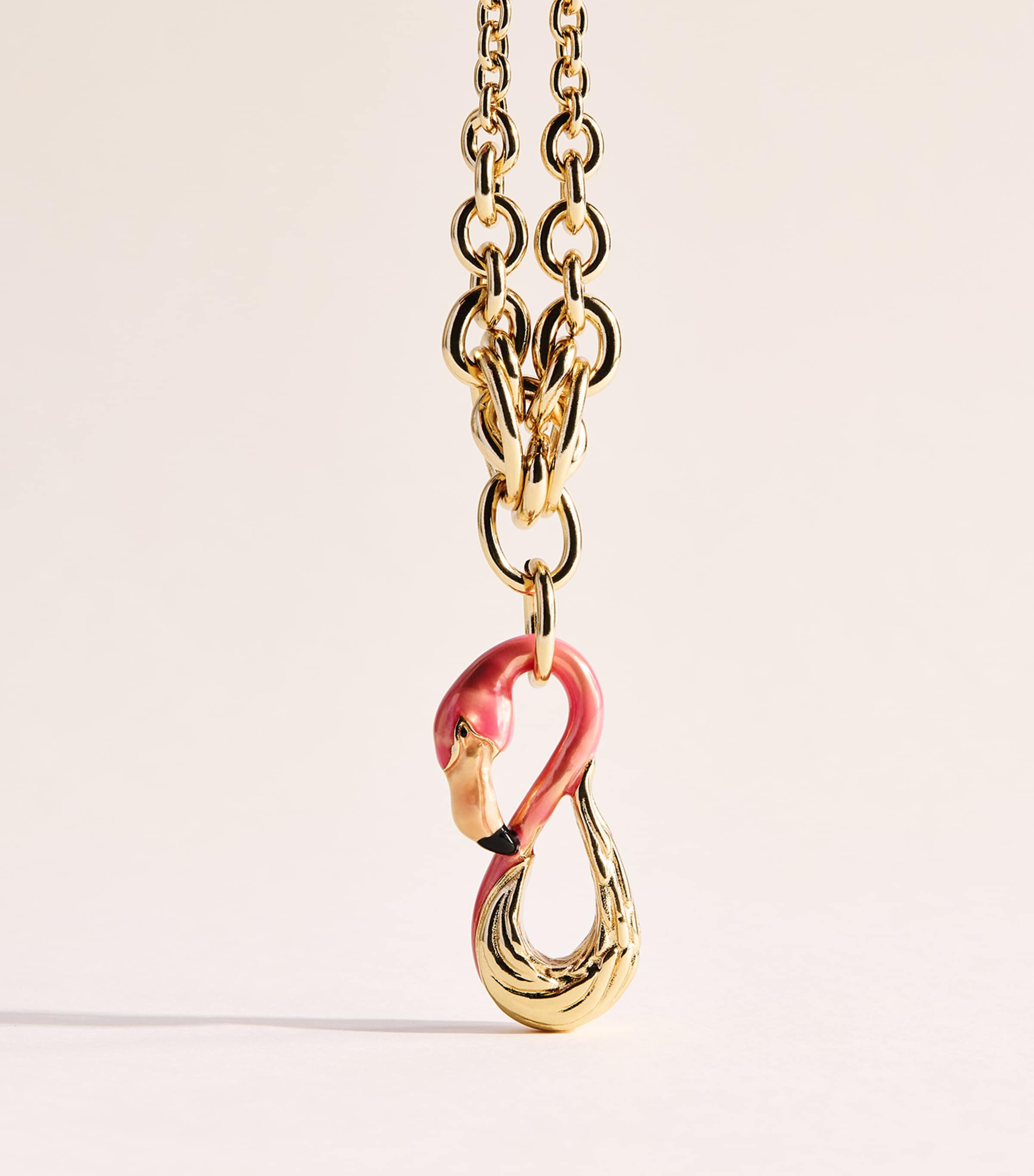 Chloé Tropicus Pendant Necklace Berry Pink