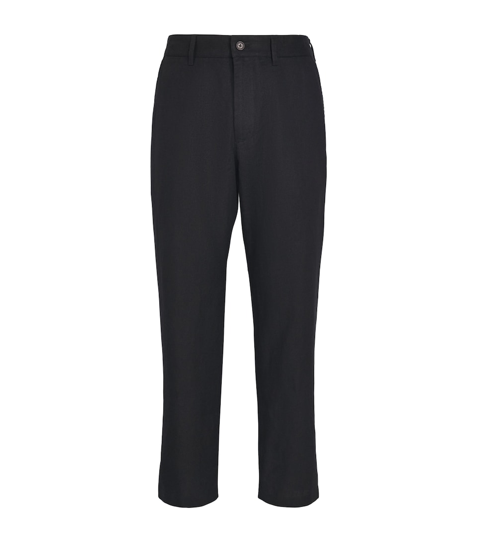 NN.07 Mens Stretch-Organic Cotton Aden Chinos Black