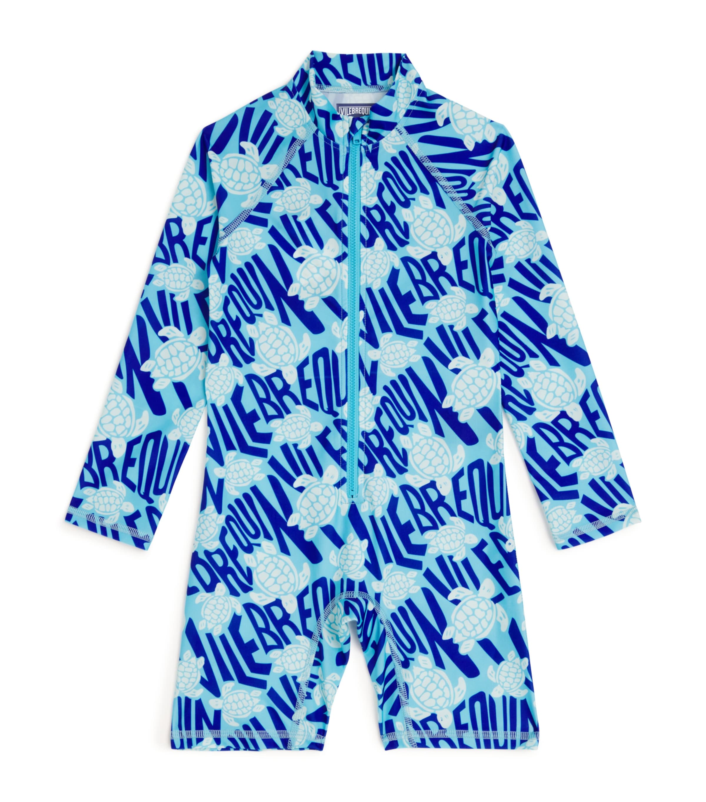 Printed Guppy Rash Guard Swimsuit (2-8 Years)