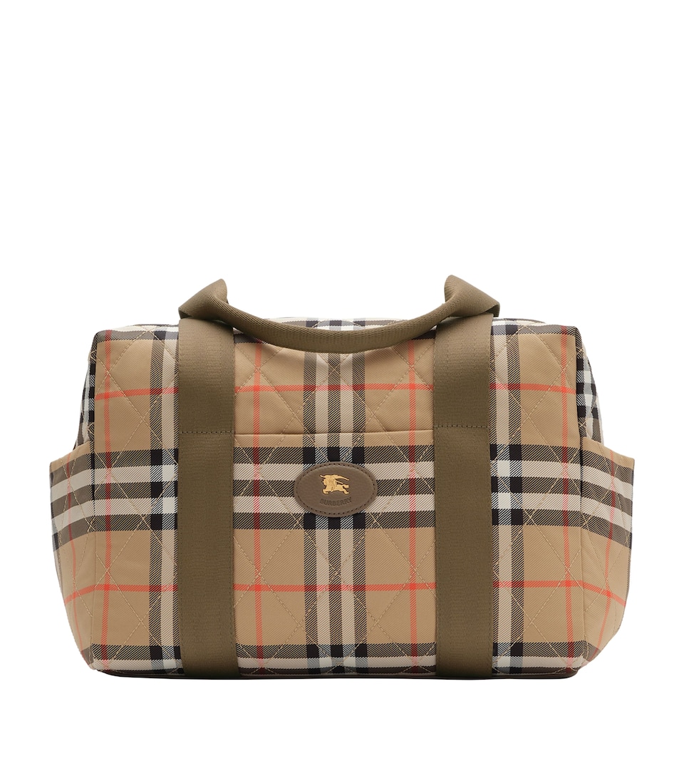 Burberry Kids Check Changing Bag Sand Ip Check
