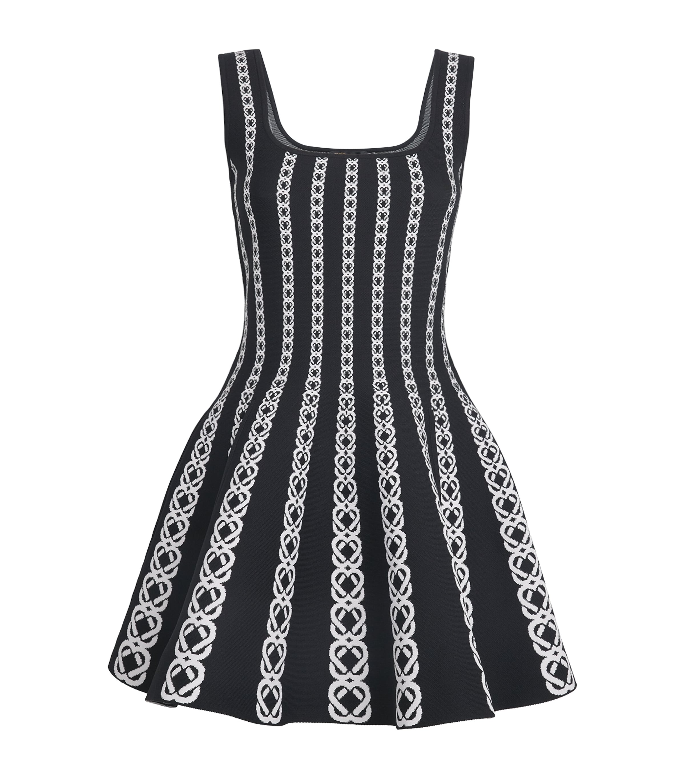Monogram-Jacquard Mini Dress