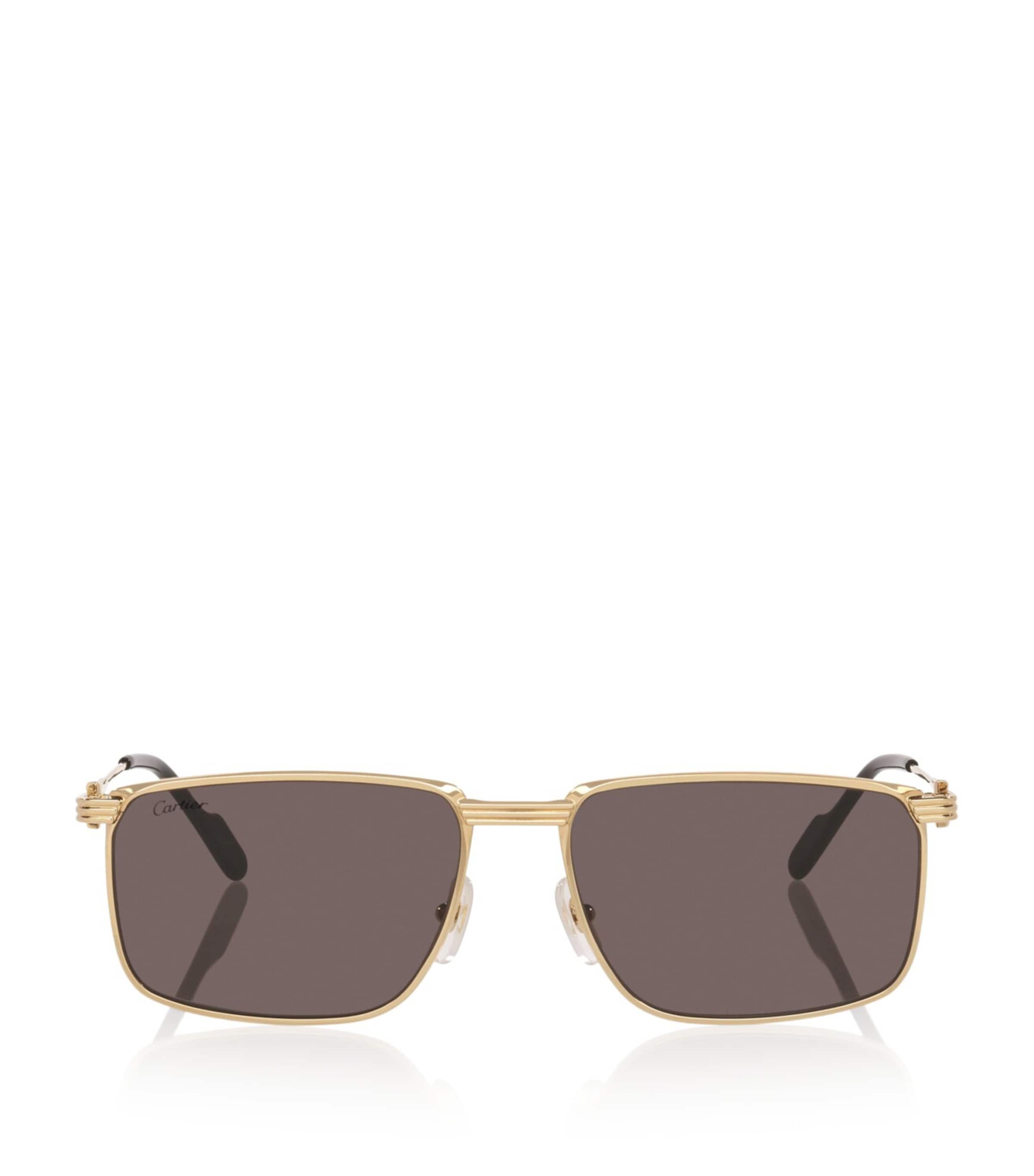 Cartier Metal CT0534S Rectangle Sunglasses
