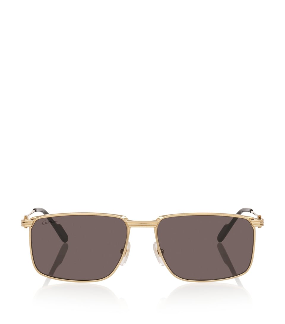 Cartier Metal CT0534S Rectangle Sunglasses