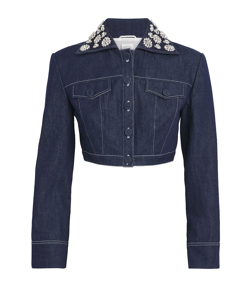 Aiste Cropped Denim Jacket