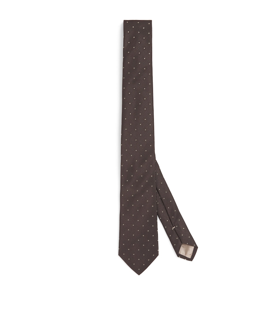 Silk Micro-Jacquard Tie