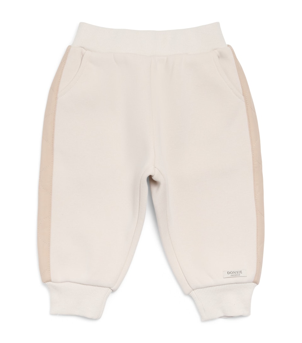 Donsje Noorien Sweatpants (Newborn – 4 Years) Soft Powder