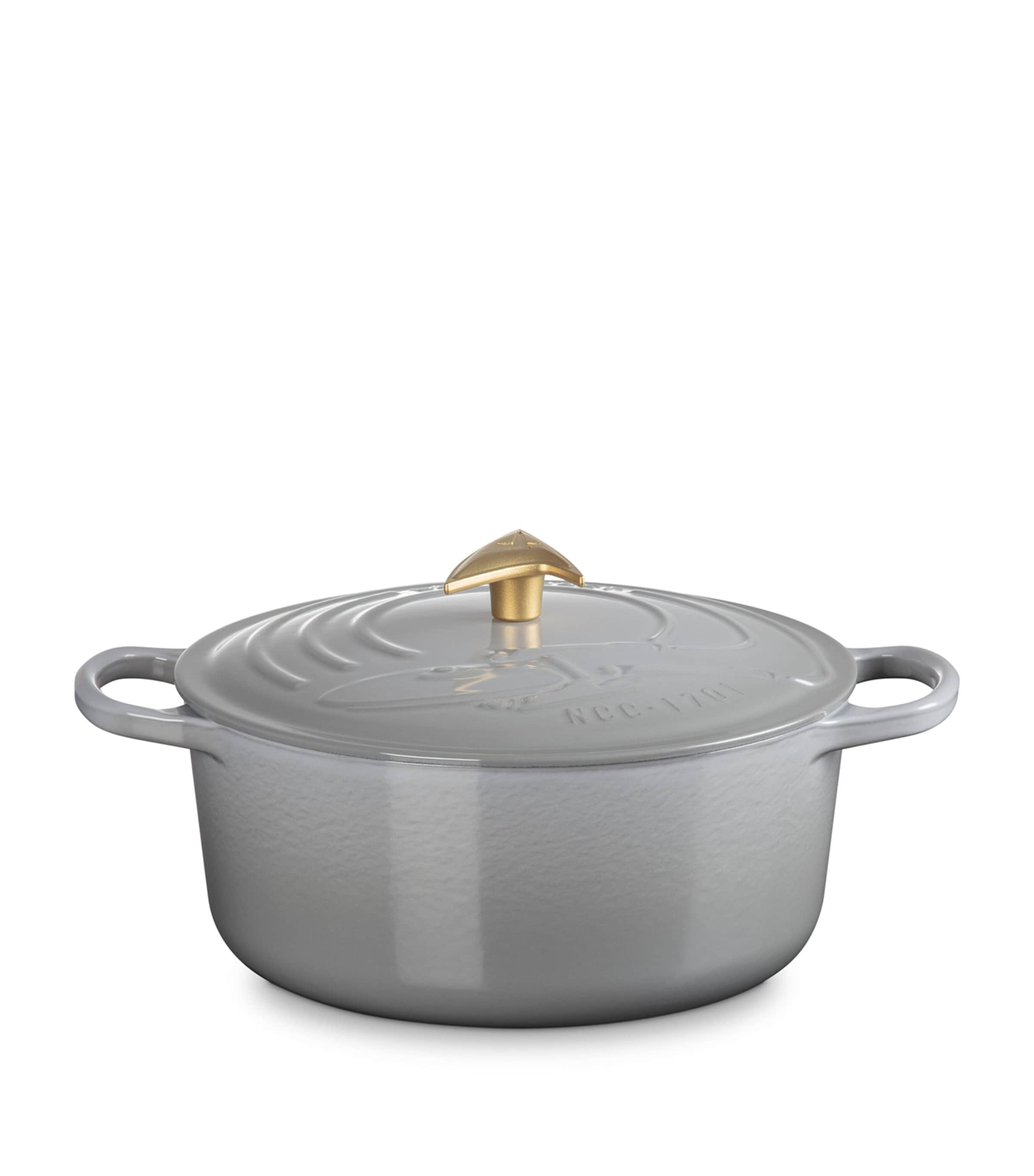 Le Creuset x Star Trek Signature Round Casserole Dish Grey