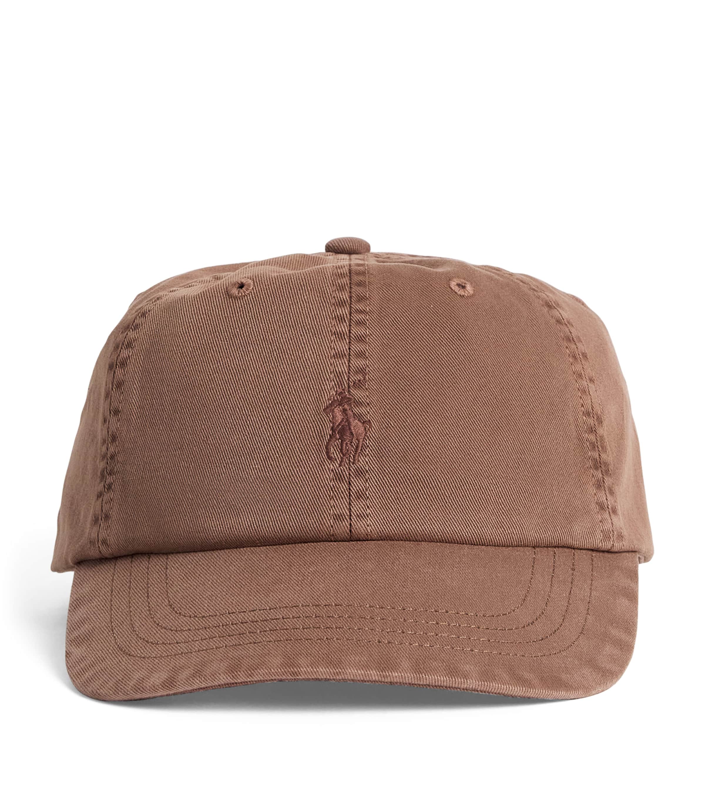 Polo Ralph Lauren Cotton Polo Pony Baseball Cap Branch Brown