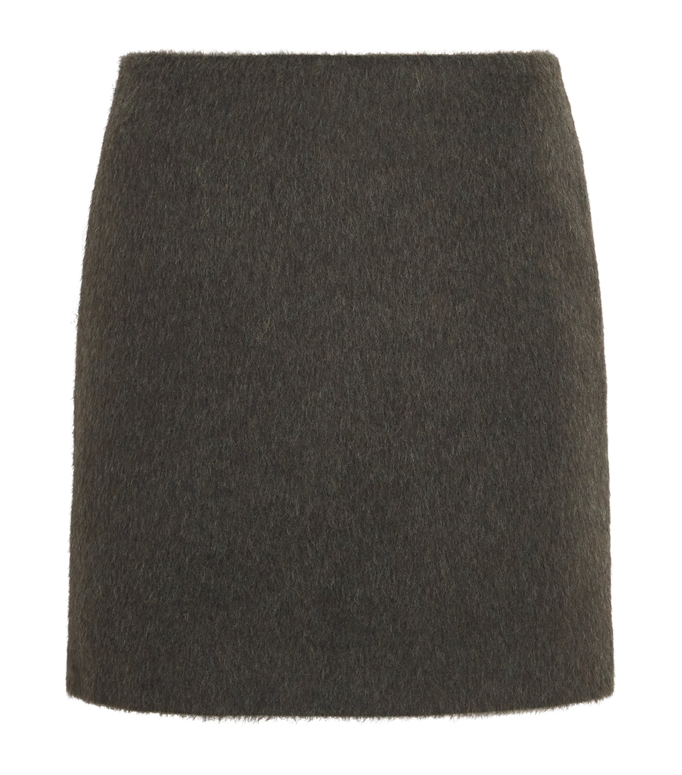 Mohair-Wool-Blend Coci Mini Skirt
