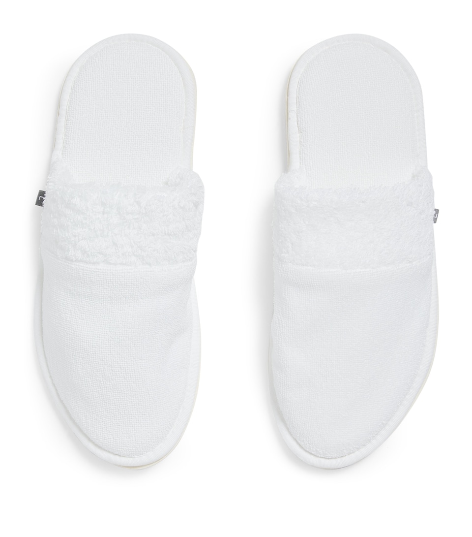 Abyss & Habidecor Egyptian Cotton Christine Slippers White