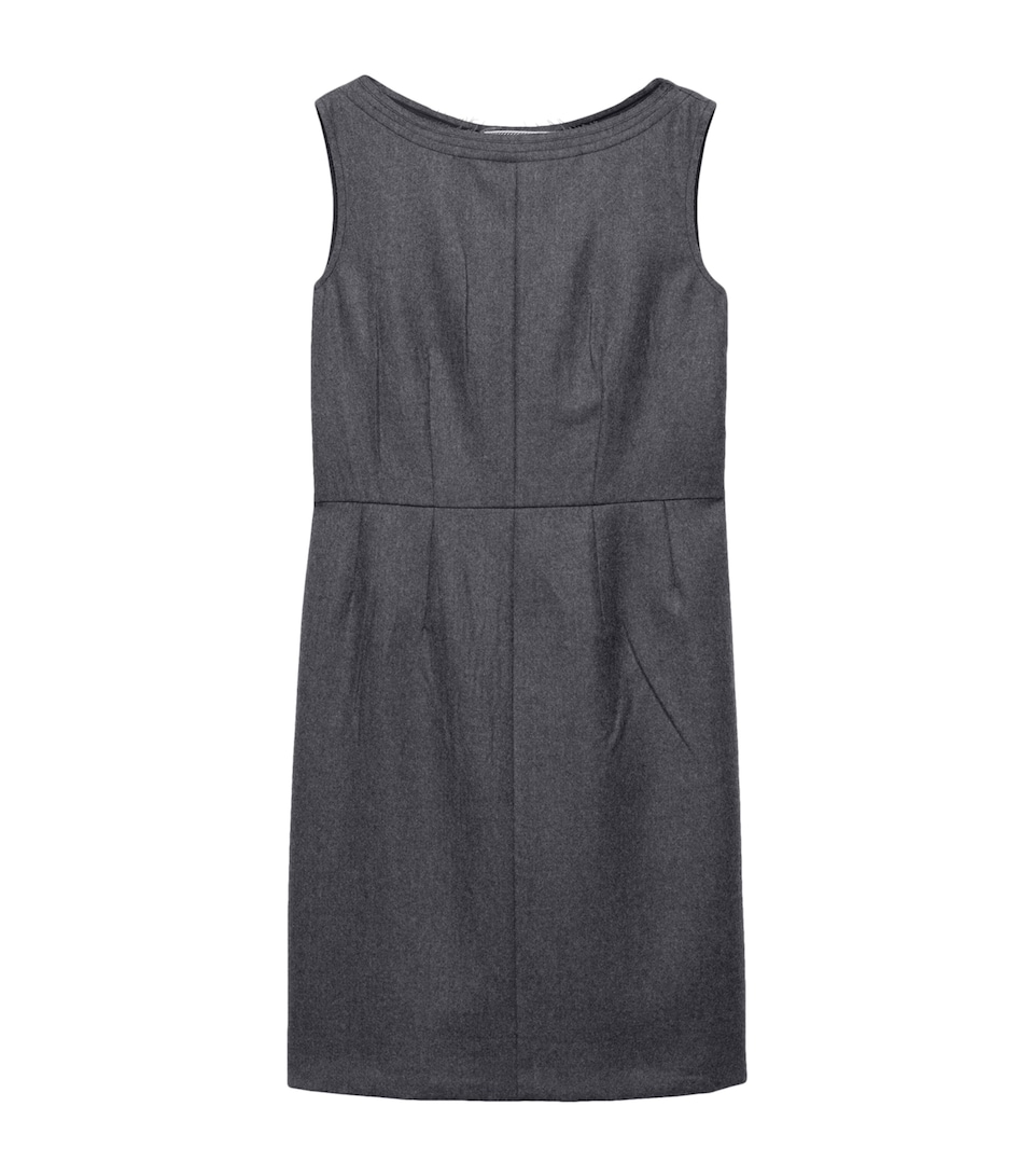 Wool Sleeveless Mini Dress