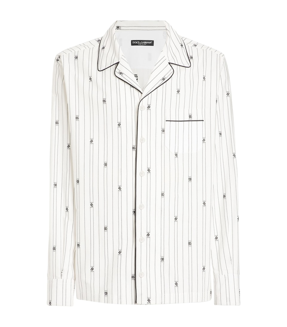 Cotton-Blend Stripe Shirt