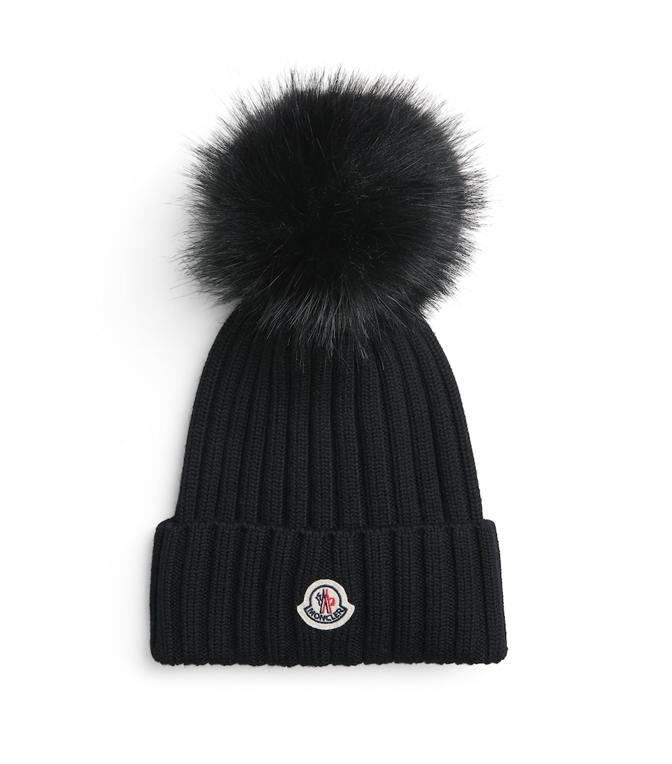 Moncler Virgin Wool Pom-Pom Beanie