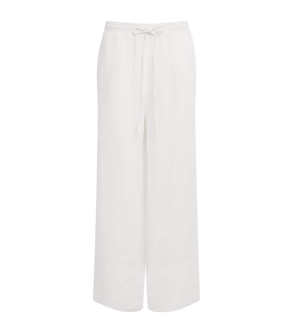 Cotton Wide-Leg Trousers