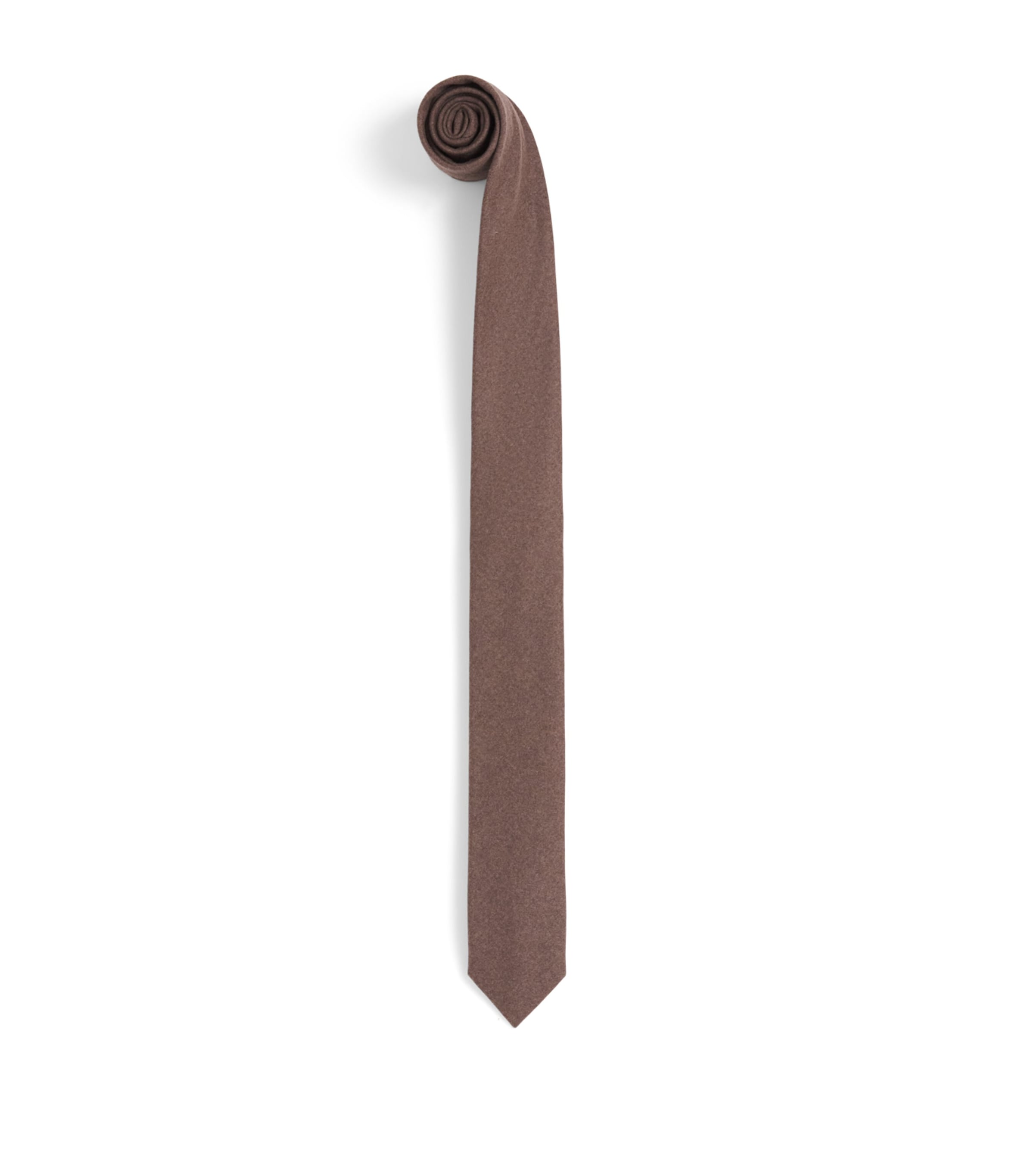Eleventy Wool-Silk-Cashmere Tie Moro