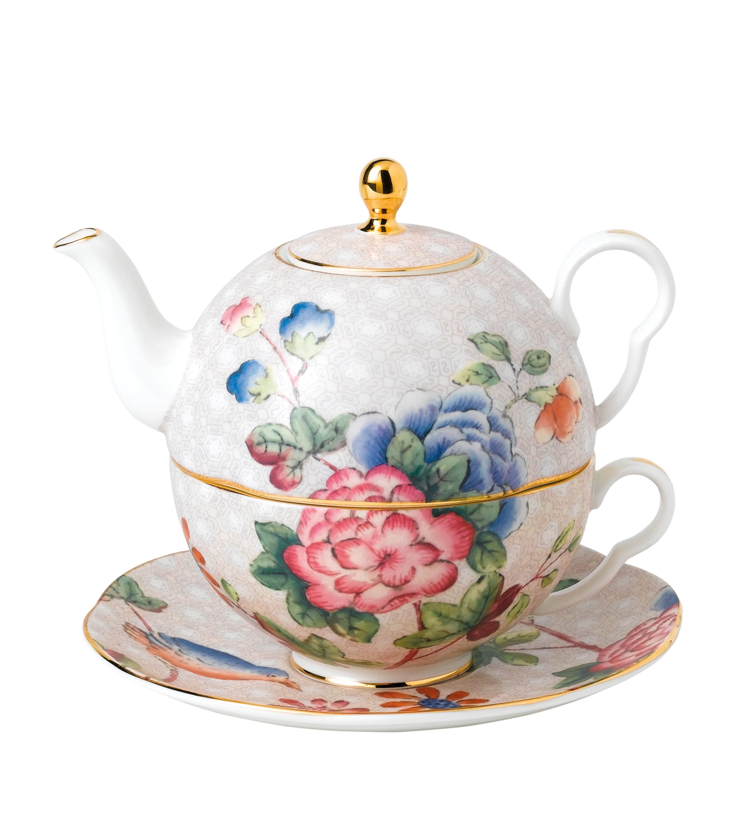 Bone China Cuckoo Tea For One Teapot Set
