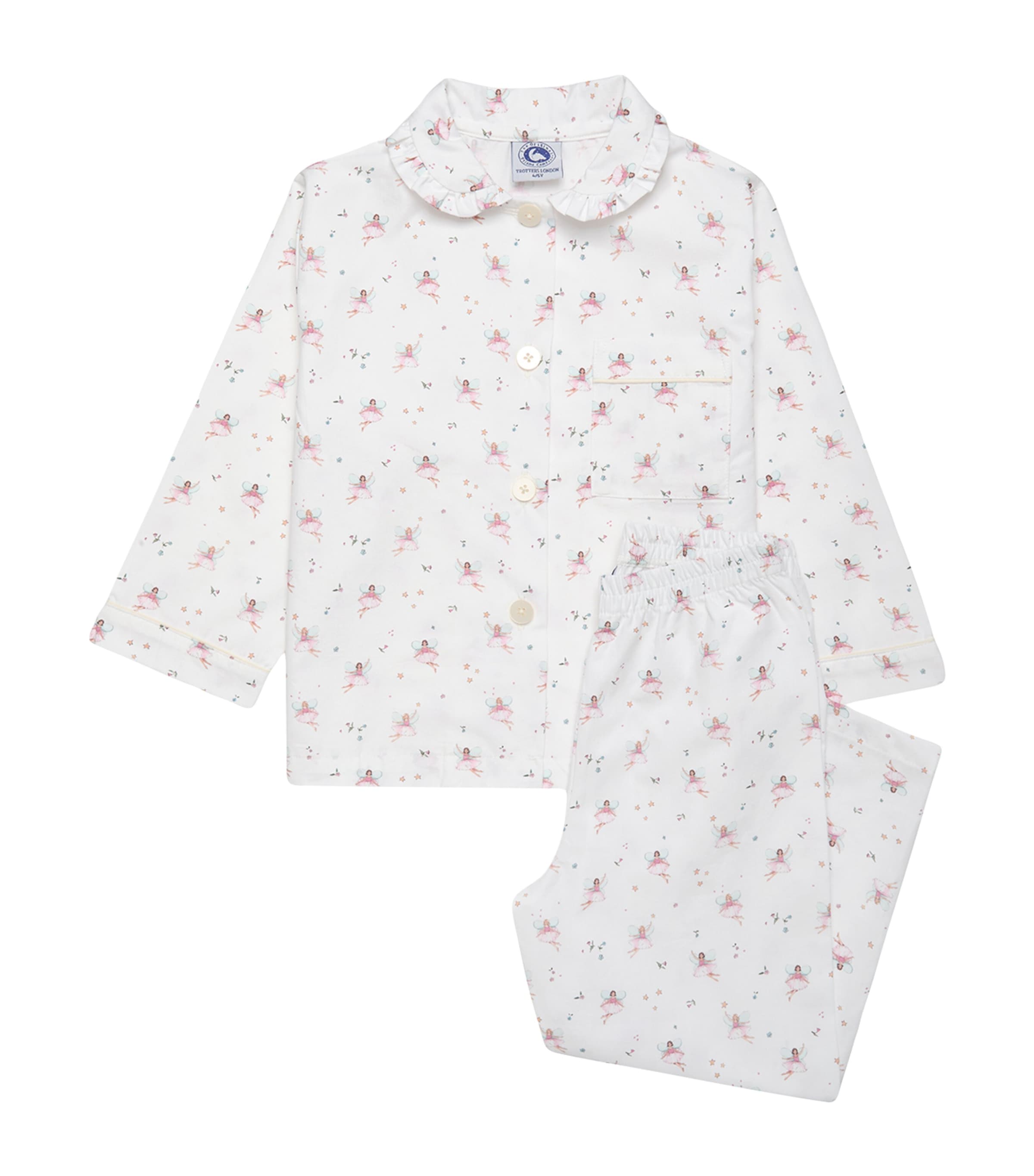 Trotters Cotton Fairy Pyjama Set (1-5 Years) White