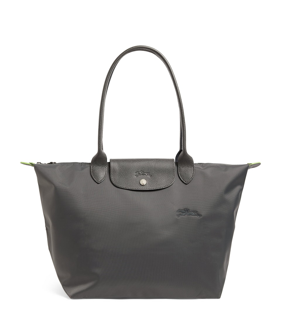 Large Le Pliage Green Tote Bag