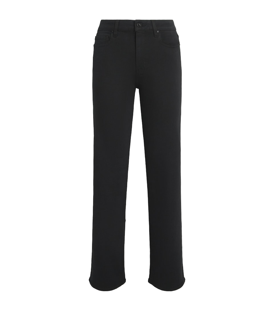 PAIGE Womens Mason Straight Jeans Black Shadow
