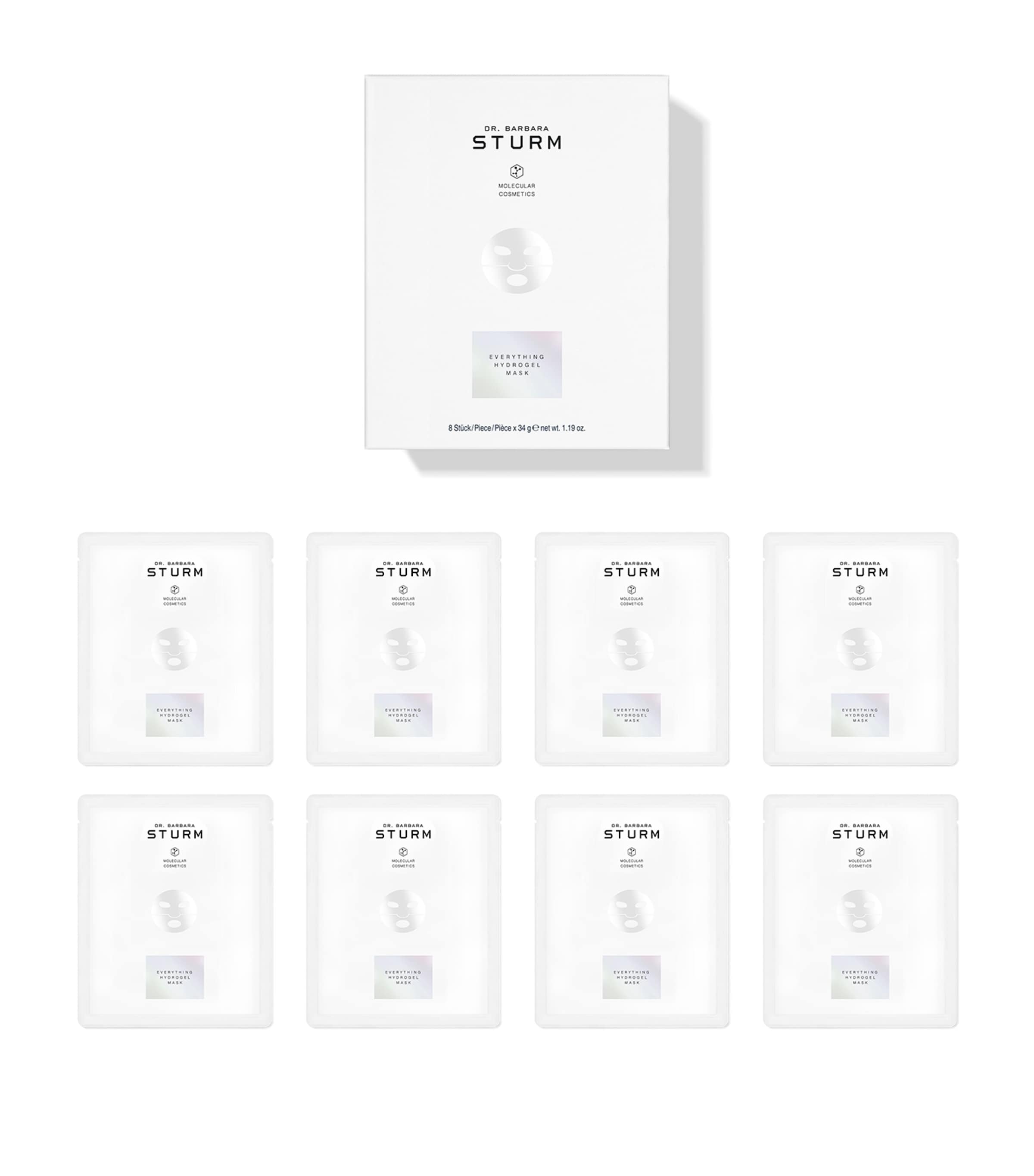 Dr. Barbara Sturm Molecular Cosmetics Everything Hydrogel Mask (8 x 34g)