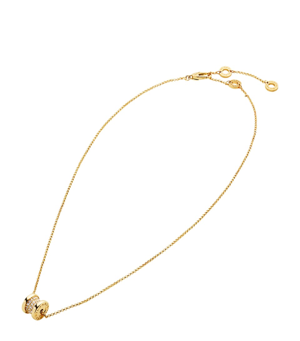 Bvlgari Yellow Gold and Diamond B.zero1 Necklace Yellow Gold