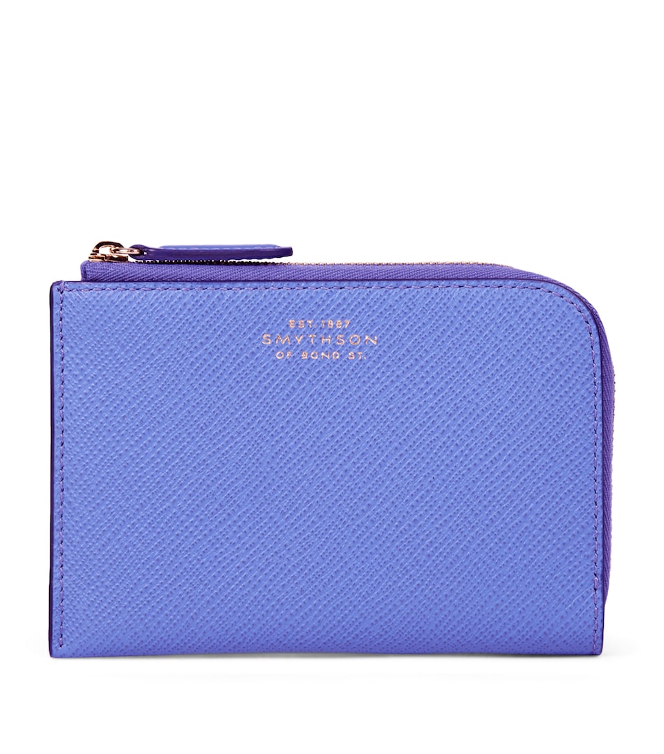 Small Panama Leather Flat Pouch