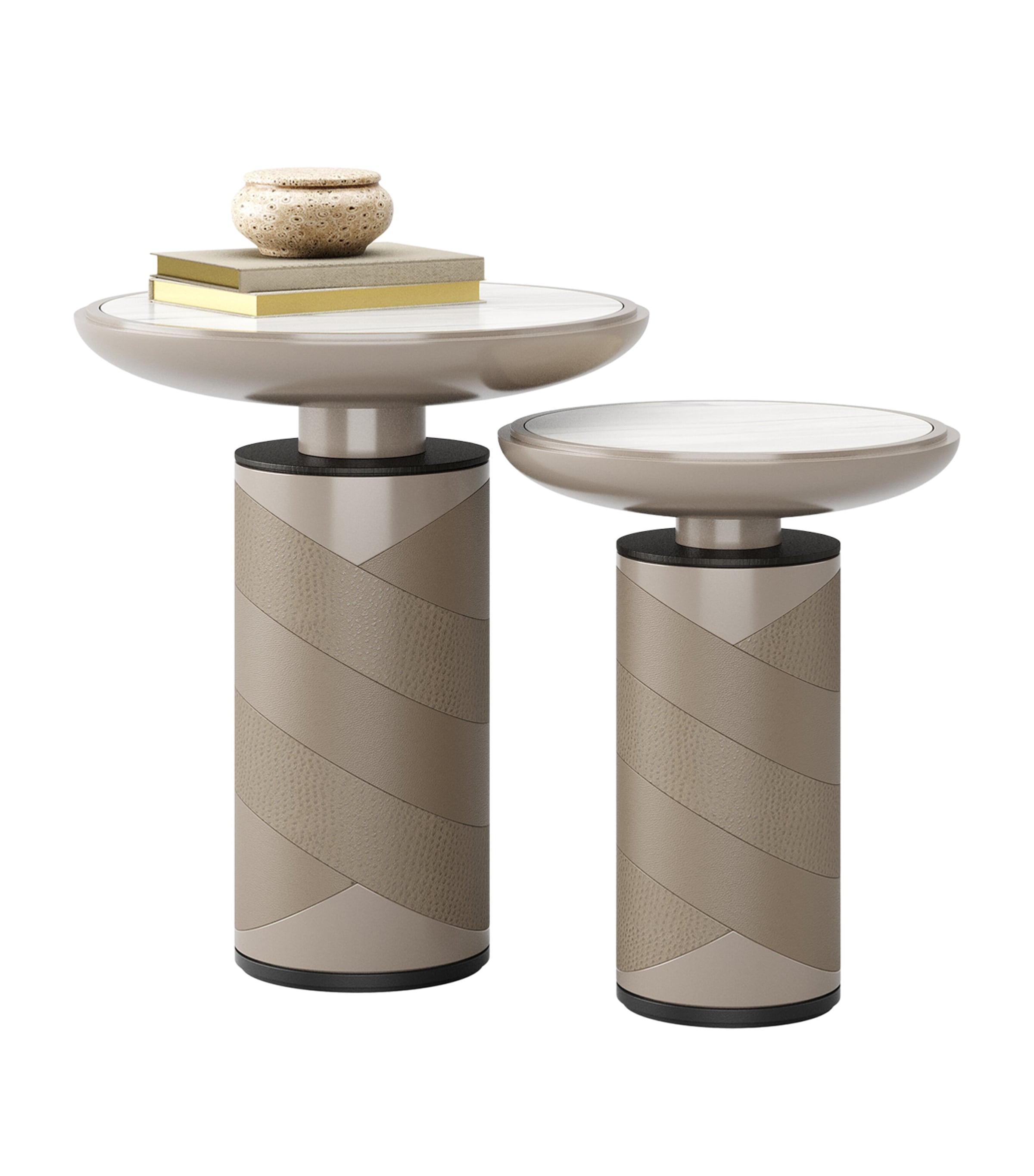 Frato Wool Java Side Table Grey