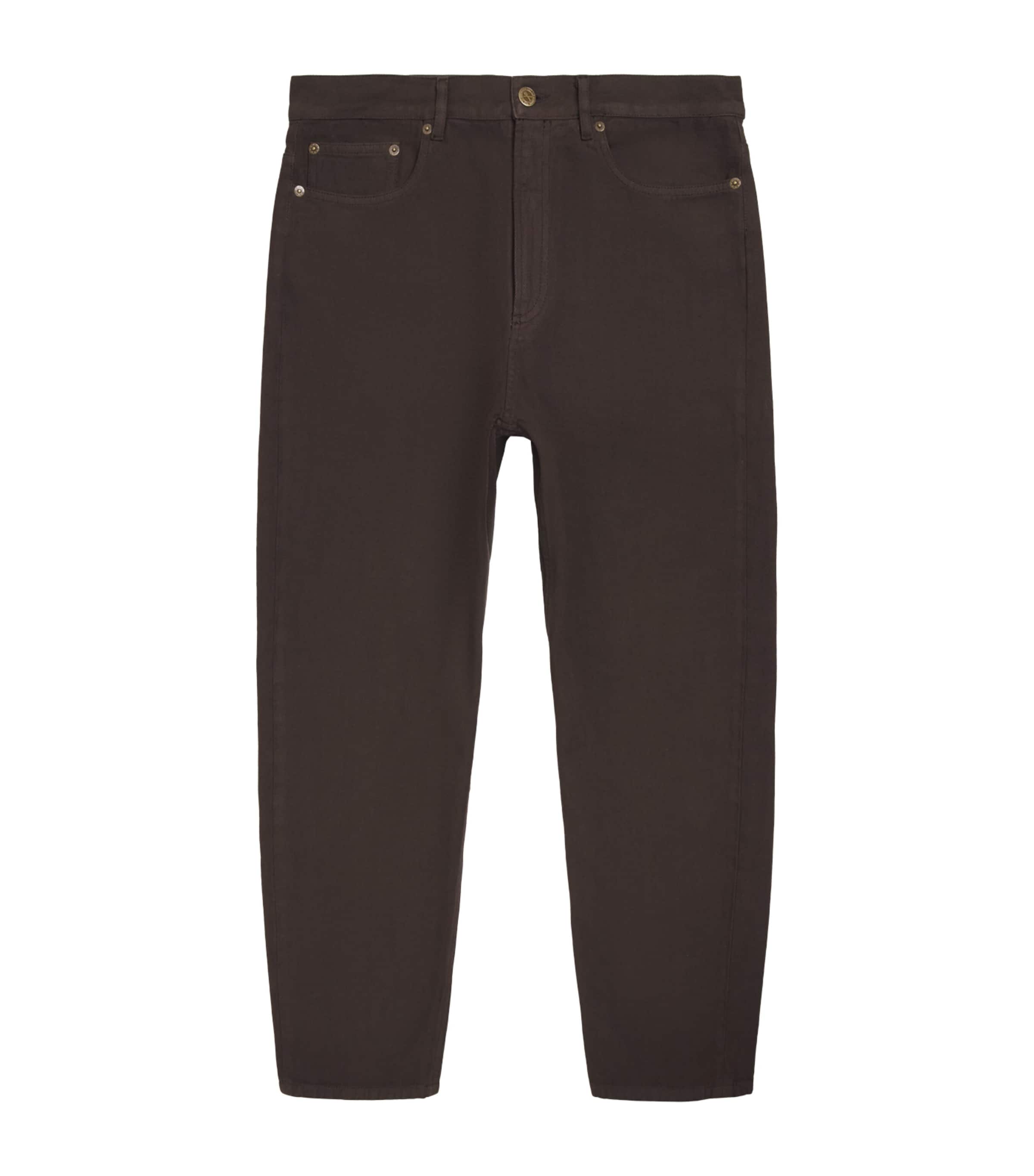 A.P.C. Mens Martin Straight Jeans Caj Chocolat