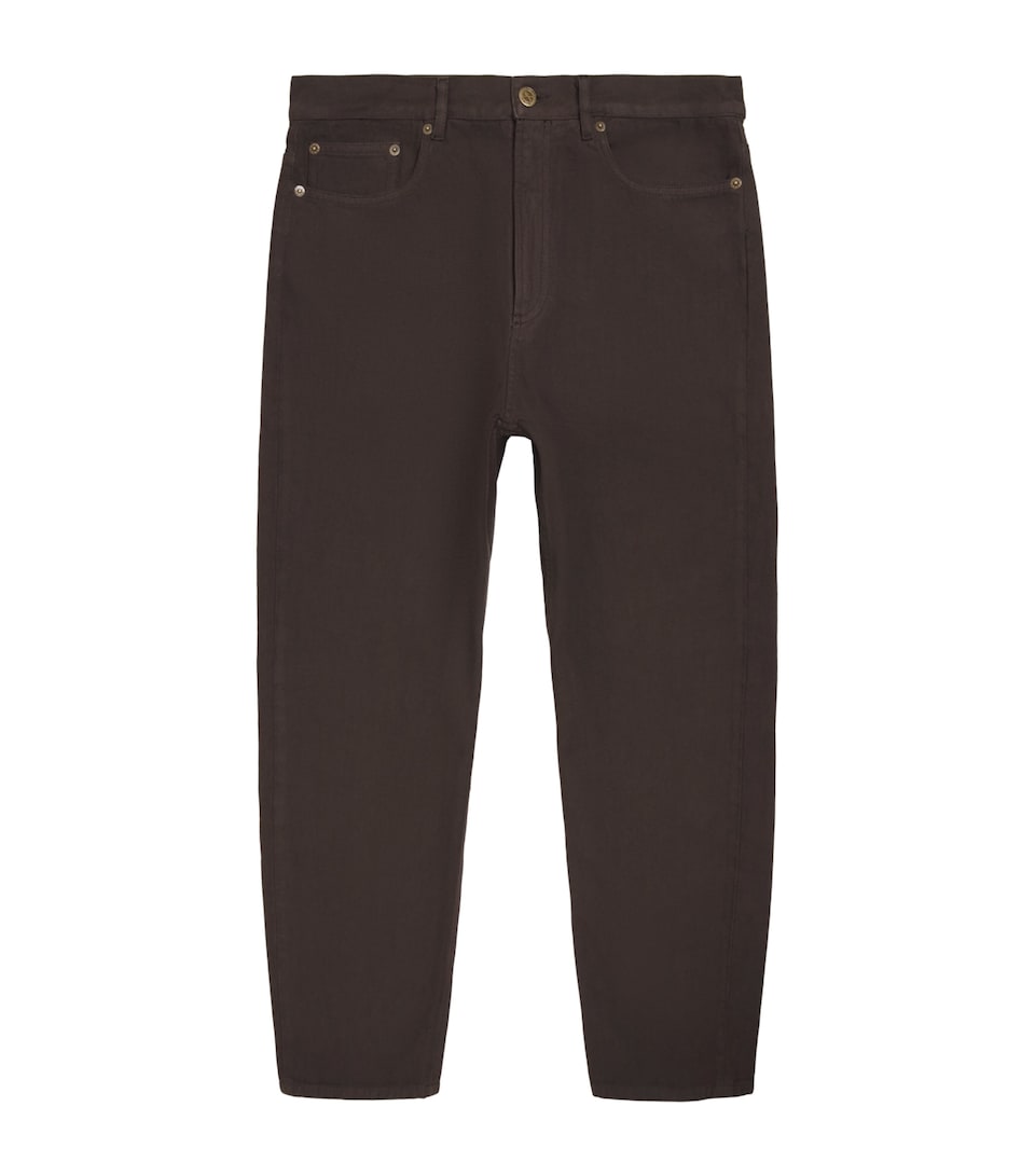 A.P.C. Mens Martin Straight Jeans Caj Chocolat