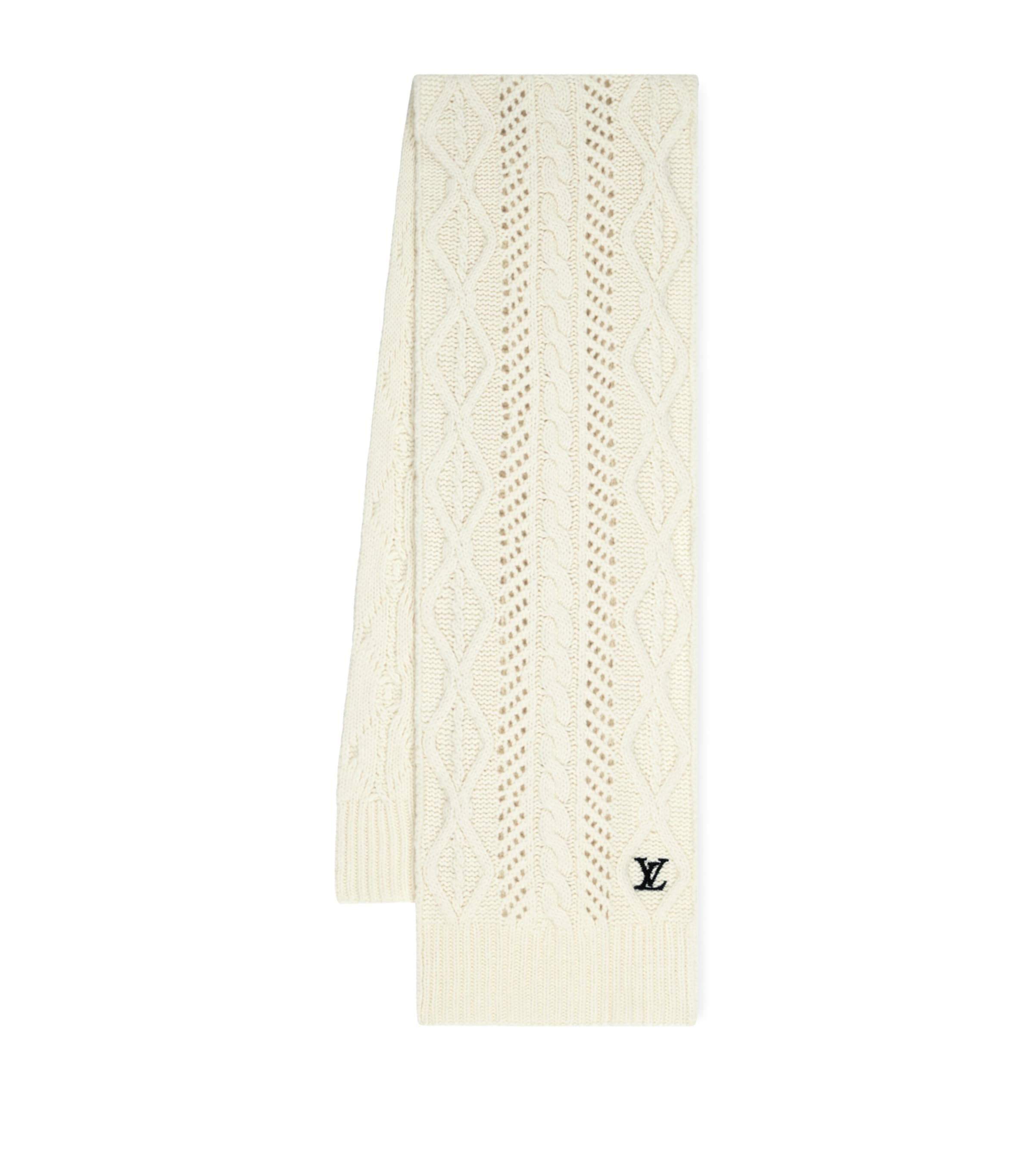 Wool LV Holiday Scarf