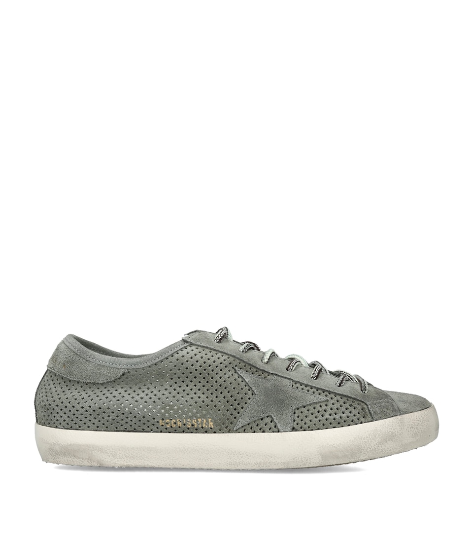 Golden Goose Suede Super-Star Sneakers Grey