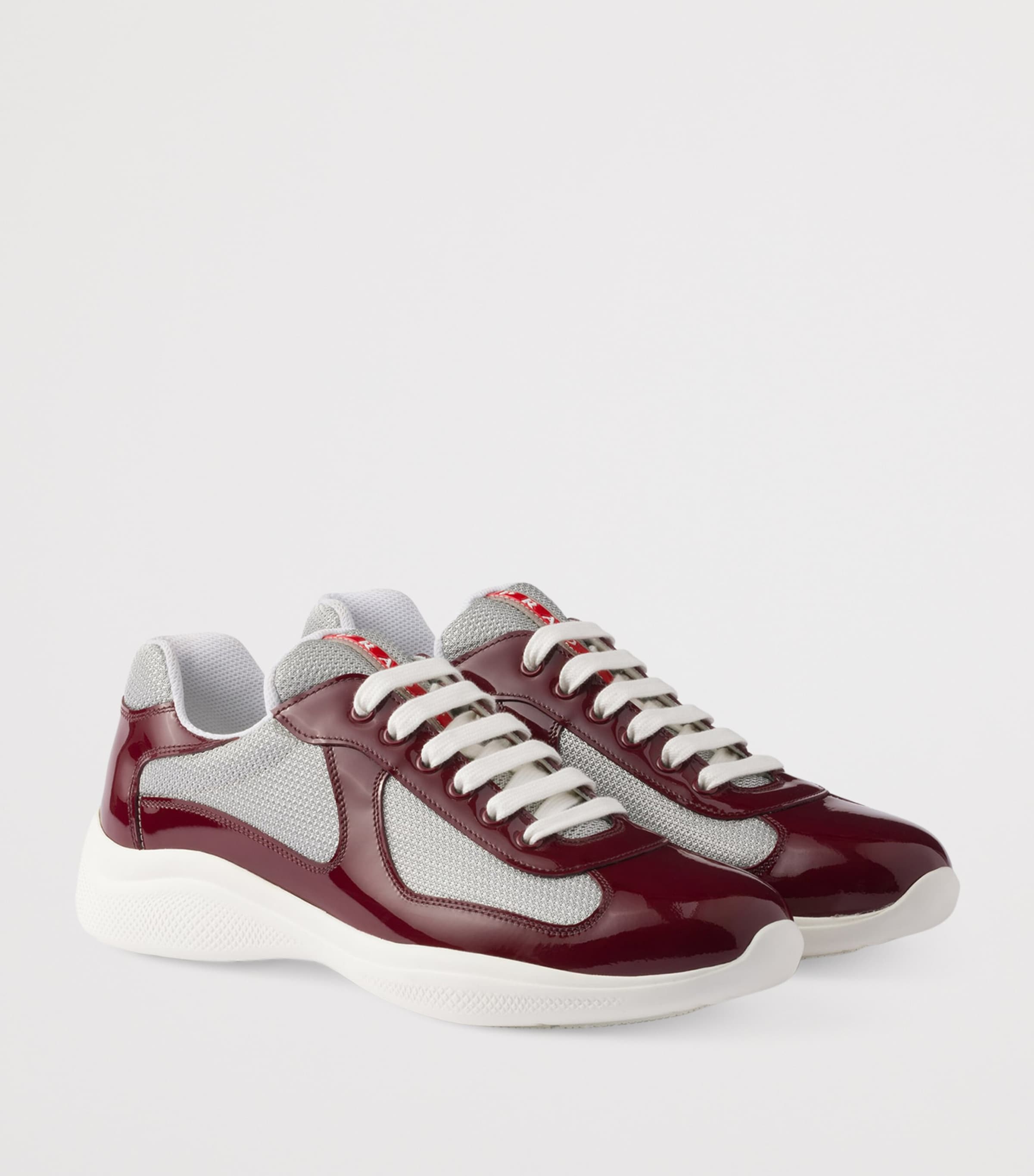 Patent Leather-Blend America's Cup Sneakers