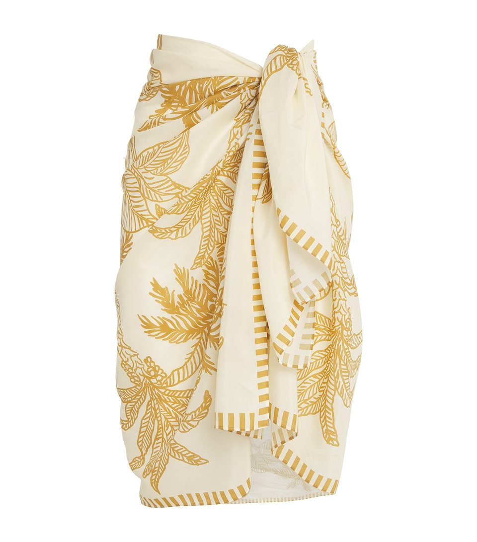 Cotton-Silk Printed Sarong