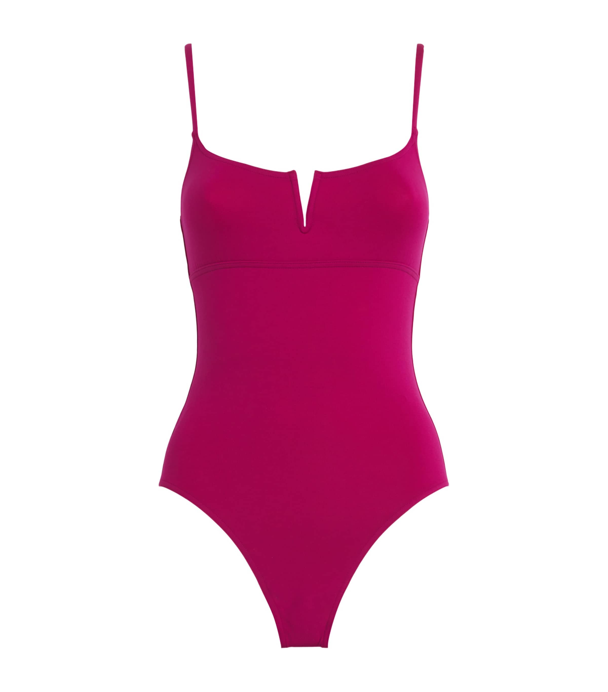 Eres Womens V-Neck Intense Swimsuit Bonbon