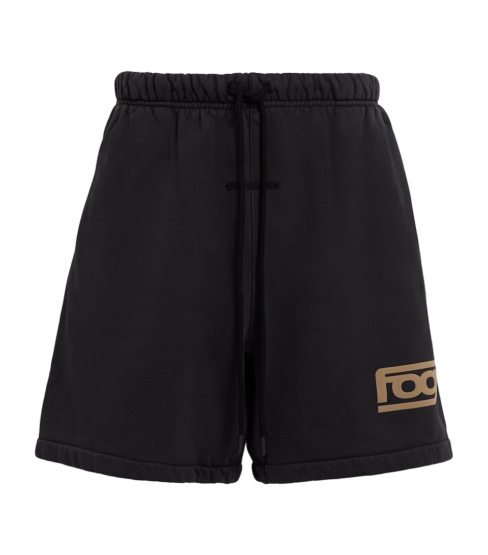 FEAR OF GOD ESSENTIALS Mens Printed Classic Sweatshorts Wshd Vntg